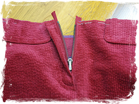 Red Corduroy Trousers, I