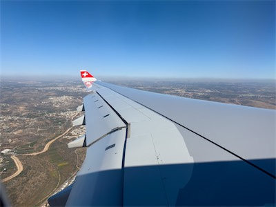 Flight over Israel