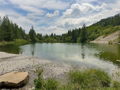 Lac d'Estenc, Source du Var, Entraunes,  Alpes-Maritimes