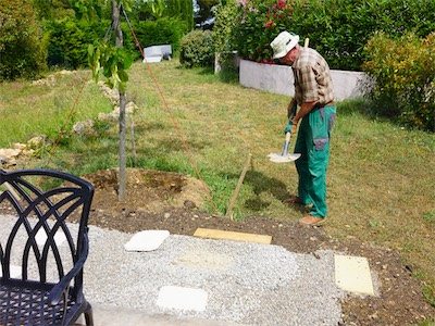 Pentanque Court Setup