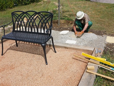 Pentanque Court Setup