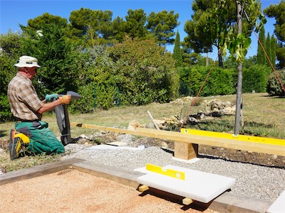 Foundation for the Wrought-Iron Pavilion