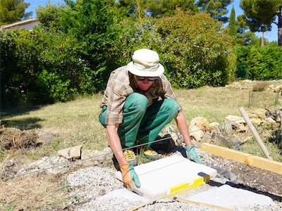 Foundation for the Wrought-Iron Pavilion