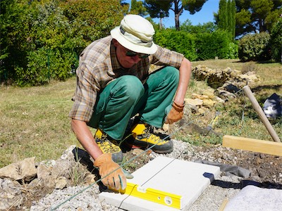 Foundation for the Wrought-Iron Pavilion