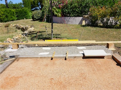 Foundation for the Wrought-Iron Pavilion