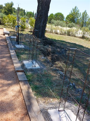 Construction of the Wrought-Iron Pavilion