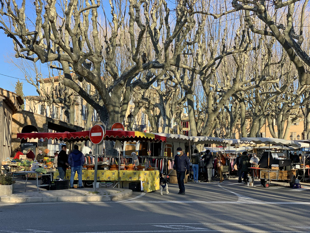 Market in Aups